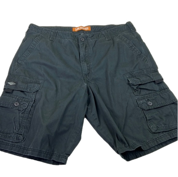 Men's Lee Cargo Utility Dungaree Shorts - Picture 1 of 8